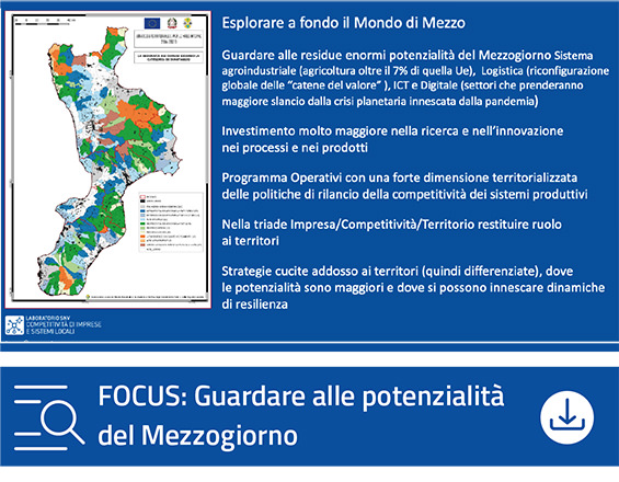 Focus La conoscenza dai territori | Regione Calabria